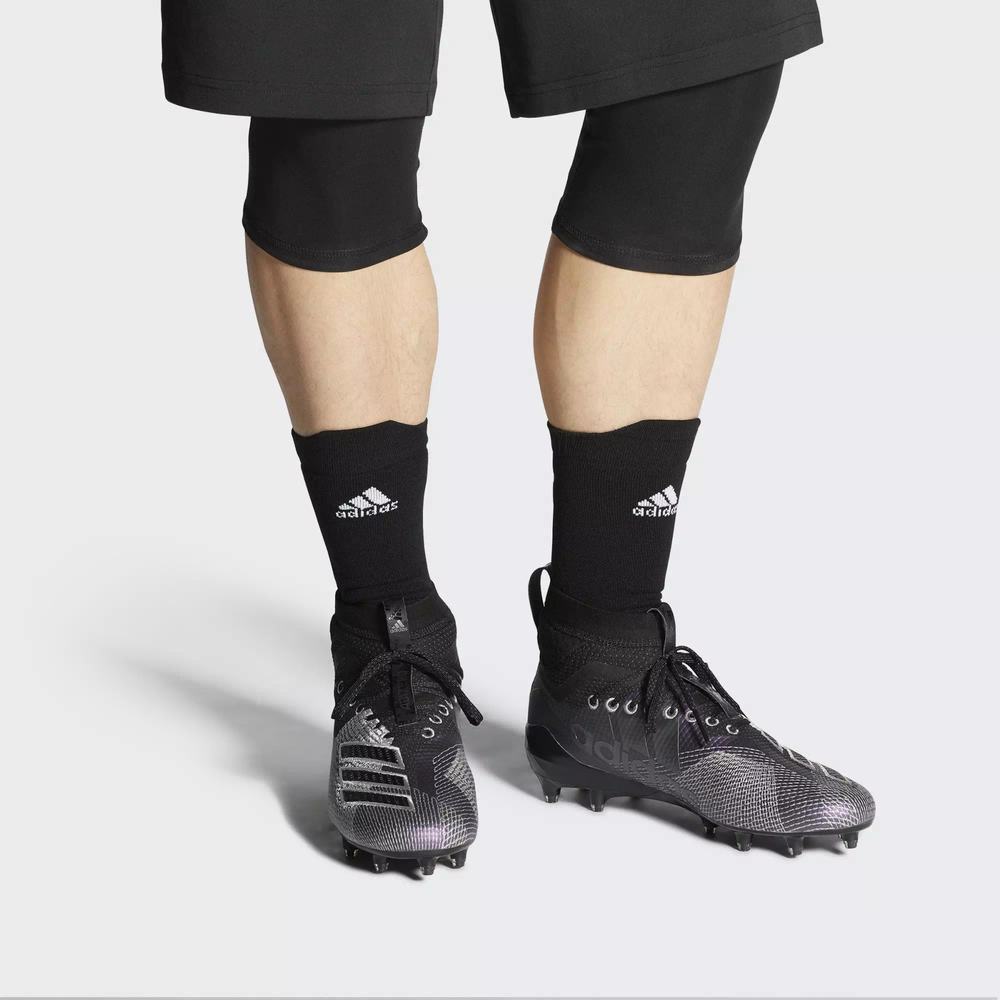 Adidas Adizero 8.0 SK Tacos de Futbol Negros Para Hombre (MX-43342)